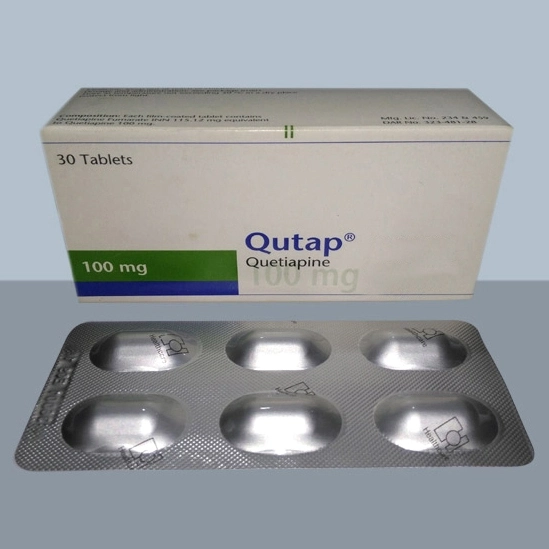 Pack Image: Qutap 100 mg Tablet (5 x 6)
