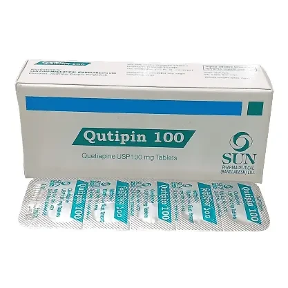 Pack Image: Qutipin 100 mg Tablet (5 x 10)