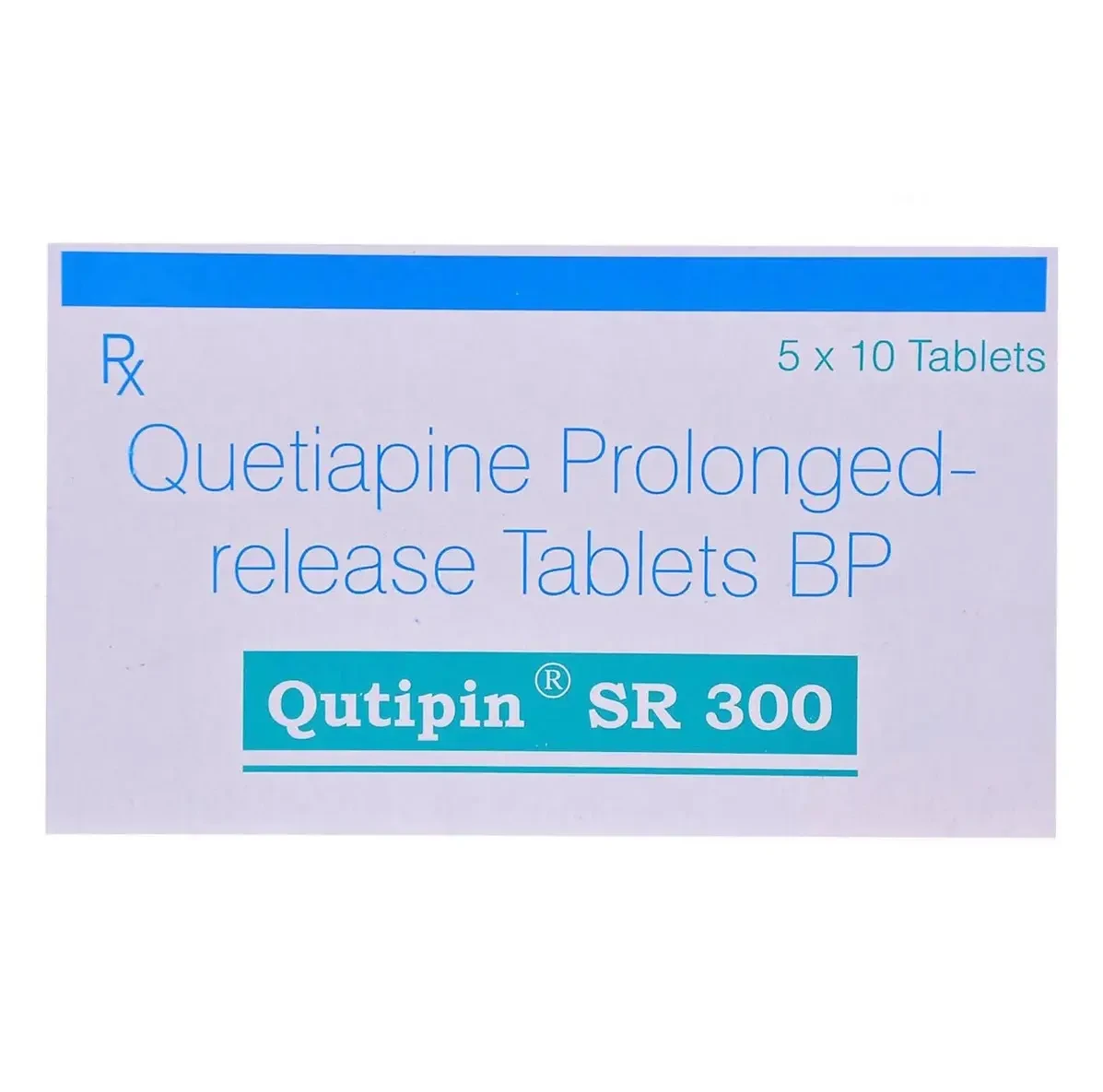 Pack Image: Qutipin SR 300 mg Tablet (3 x 10)