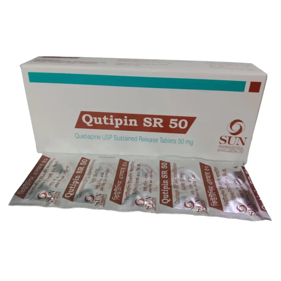 Pack Image: Qutipin SR 50 mg Tablet (5 x 10)