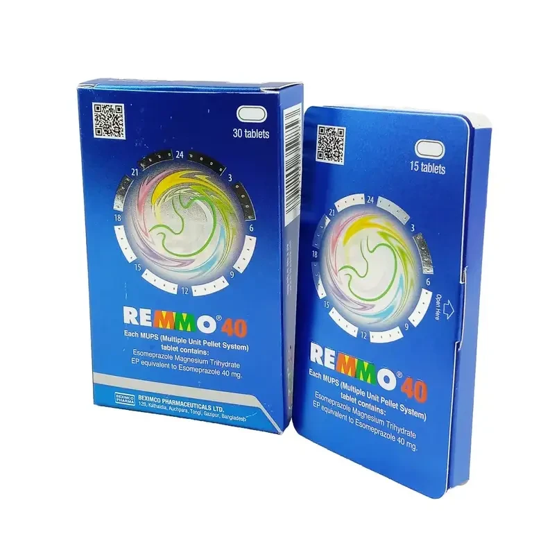 Pack Image: REMMO 40 mg Tablet (2 x 15)
