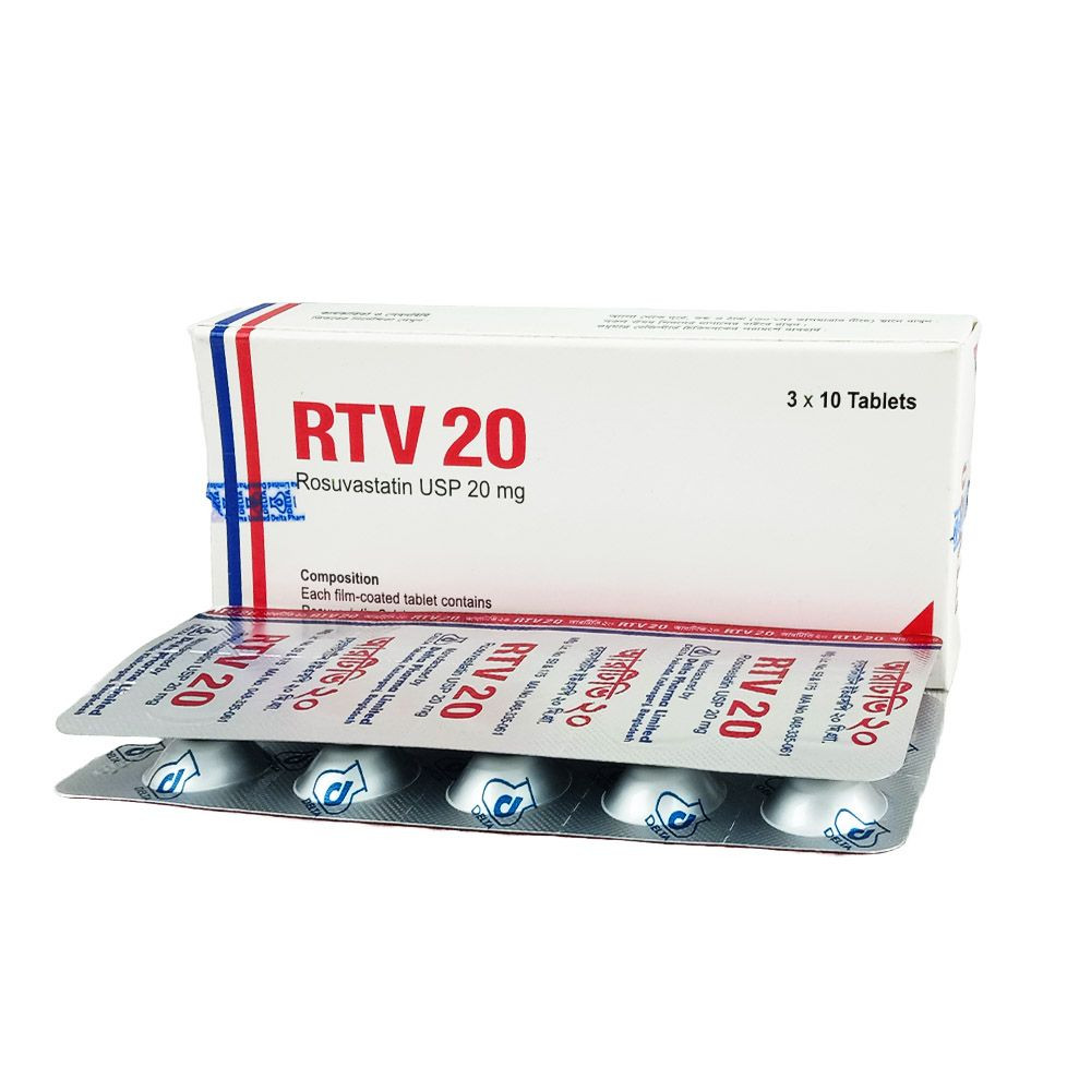Pack Image: RTV 20 mg Tablet (3 x 10)