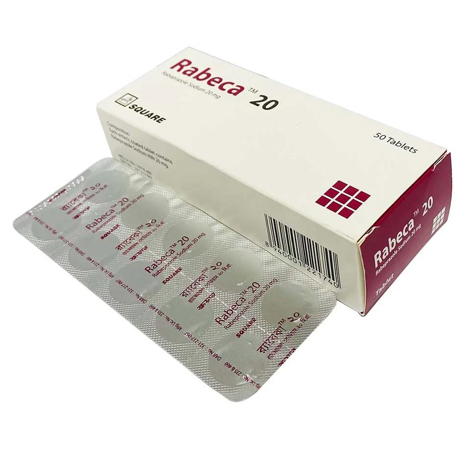 Pack Image: Rabeca 20 mg Tablet (5 x 10)