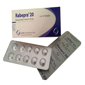 Pack Image: Rabepra 20 mg Tablet (5 x 10)