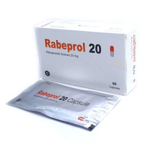 Pack Image: Rabeprol 20 mg Capsule (6 x 10)