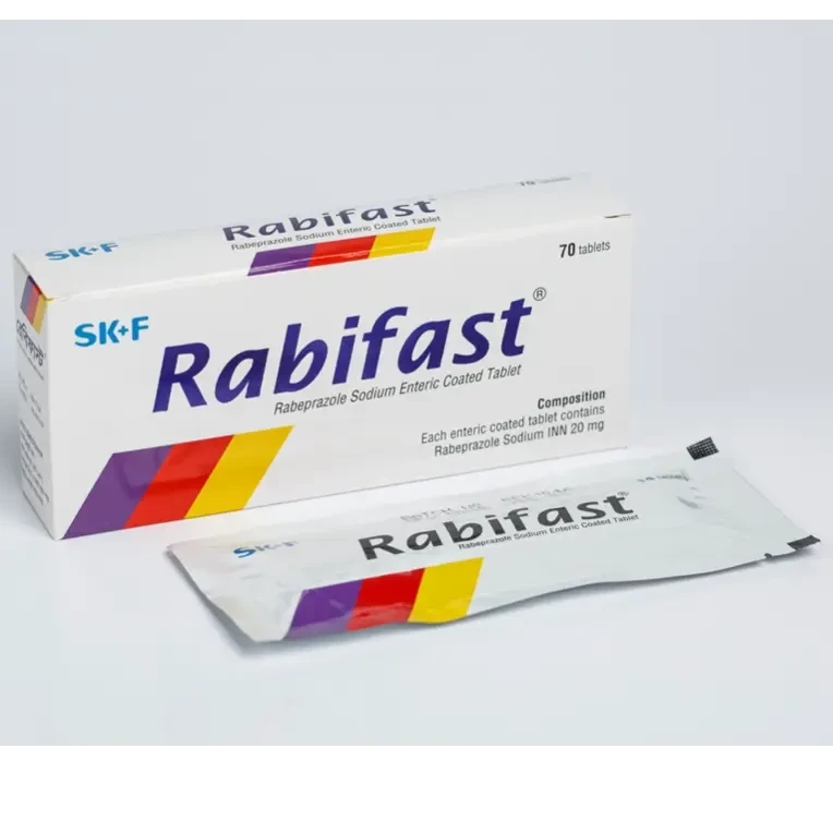 Pack Image: Rabifast 20 mg Tablet (5 x 14)