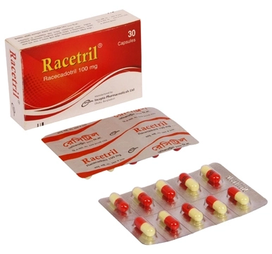 Pack Image: Racetril 100 mg Capsule (3 x 10)