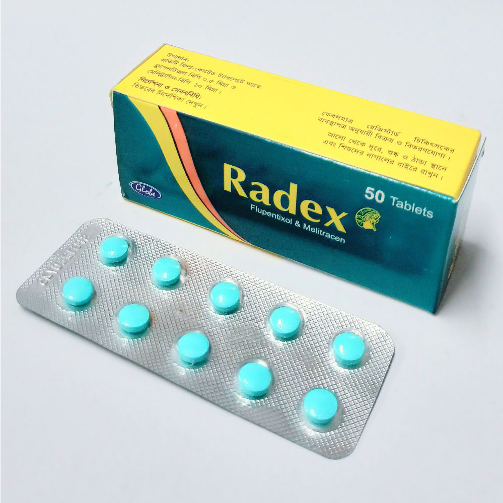 Pack Image: Radex 0.5 mg Tablet (5 x 10)