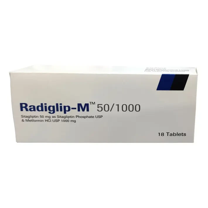 Pack Image: Radiglip-M 50 mg Tablet (3 x 6)