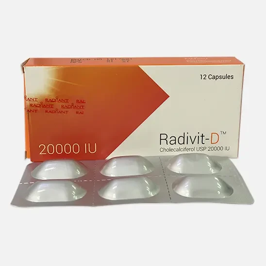 Pack Image: Radivit-D 20000 IU Capsule (2 x 6)