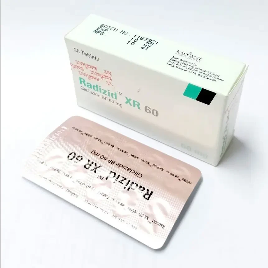 Pack Image: Radizid XR 60 mg Tablet (3 x 10)