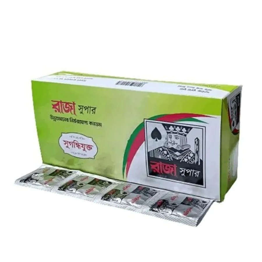 Pack Image: Raja Super Condom Condom (Per pack)