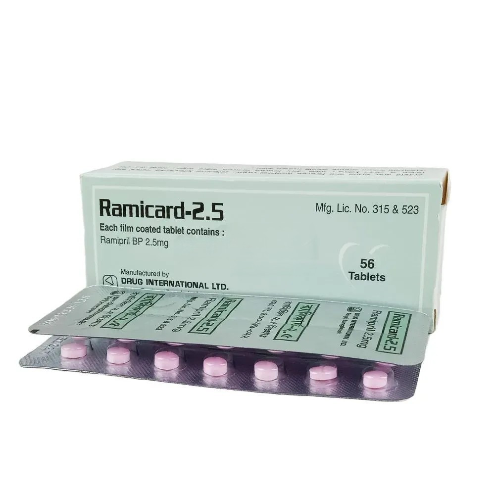 Pack Image: Ramicard 2.5 mg Tablet (4 x 14)