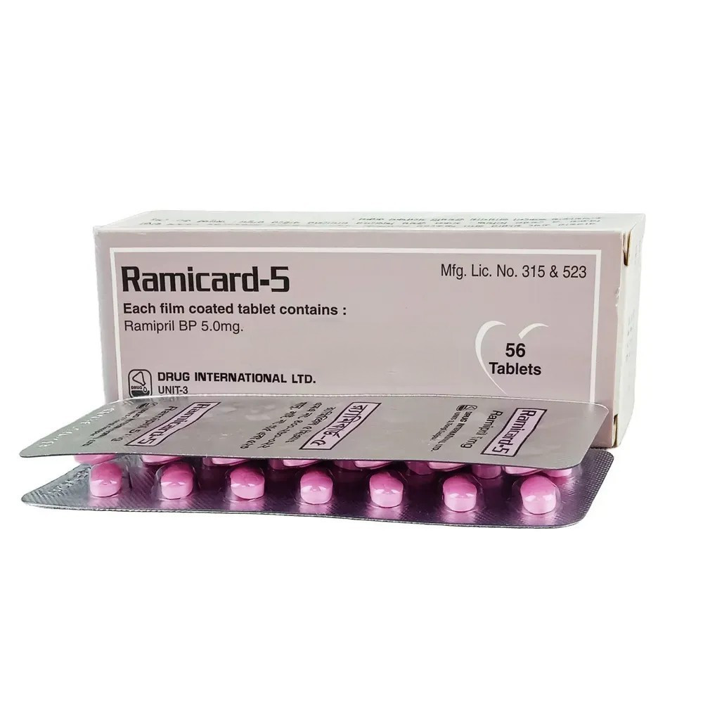 Pack Image: Ramicard 5 mg Tablet (4 x 14)