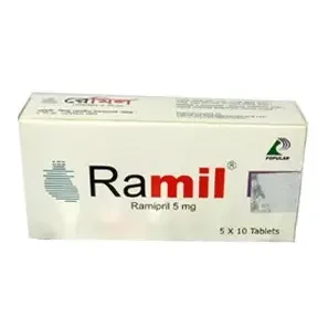 Pack Image: Ramil 5 mg Tablet (5 x 10)