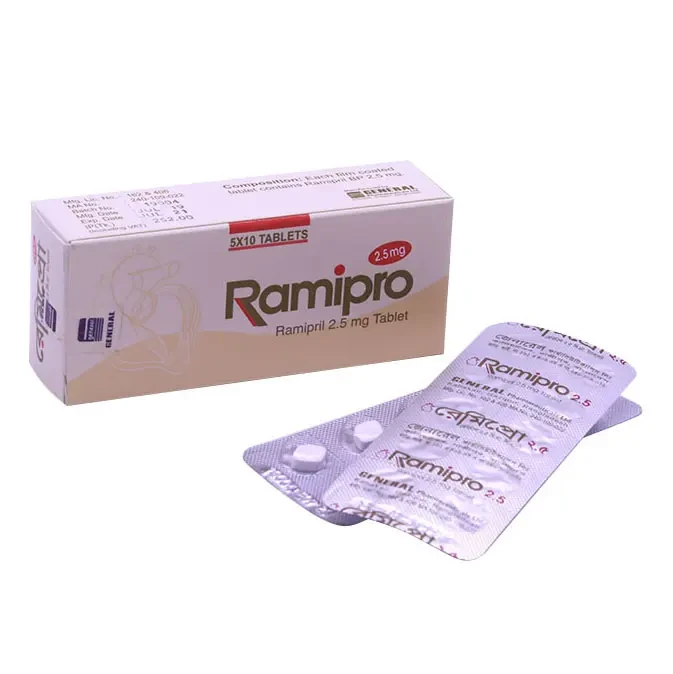 Pack Image: Ramipro 2.5 mg Tablet (5 x 10)