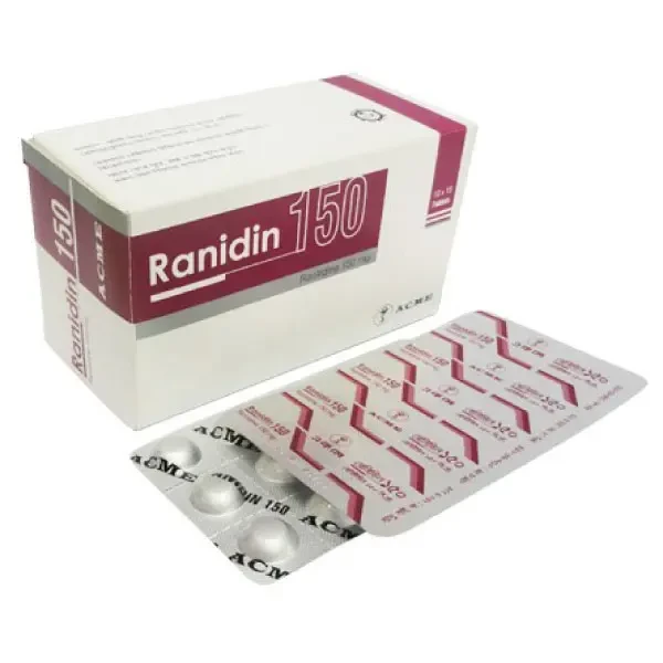 Pack Image: Ranidin 150 mg Tablet (15 x 10)