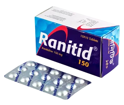 Pack Image: Ranitid 150 mg Tablet (21 x 10)