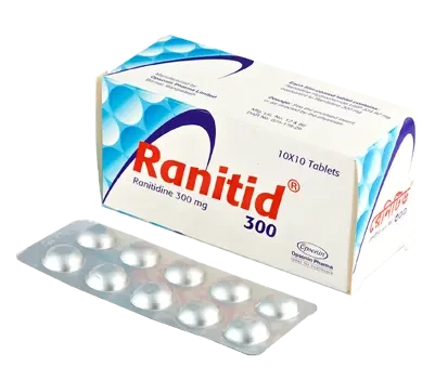 Pack Image: Ranitid 300 mg Tablet (10 x 10)