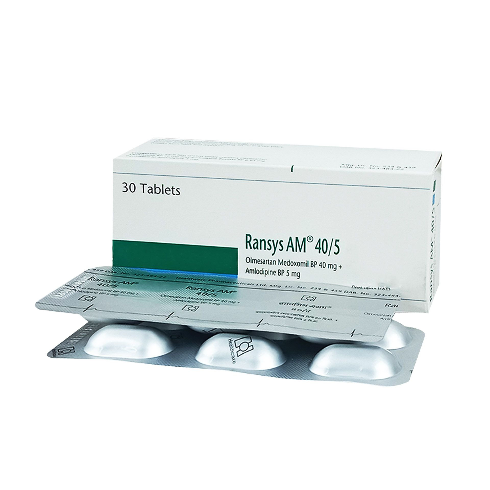 Pack Image: Ransys AM 5 mg Tablet (5 x 6)
