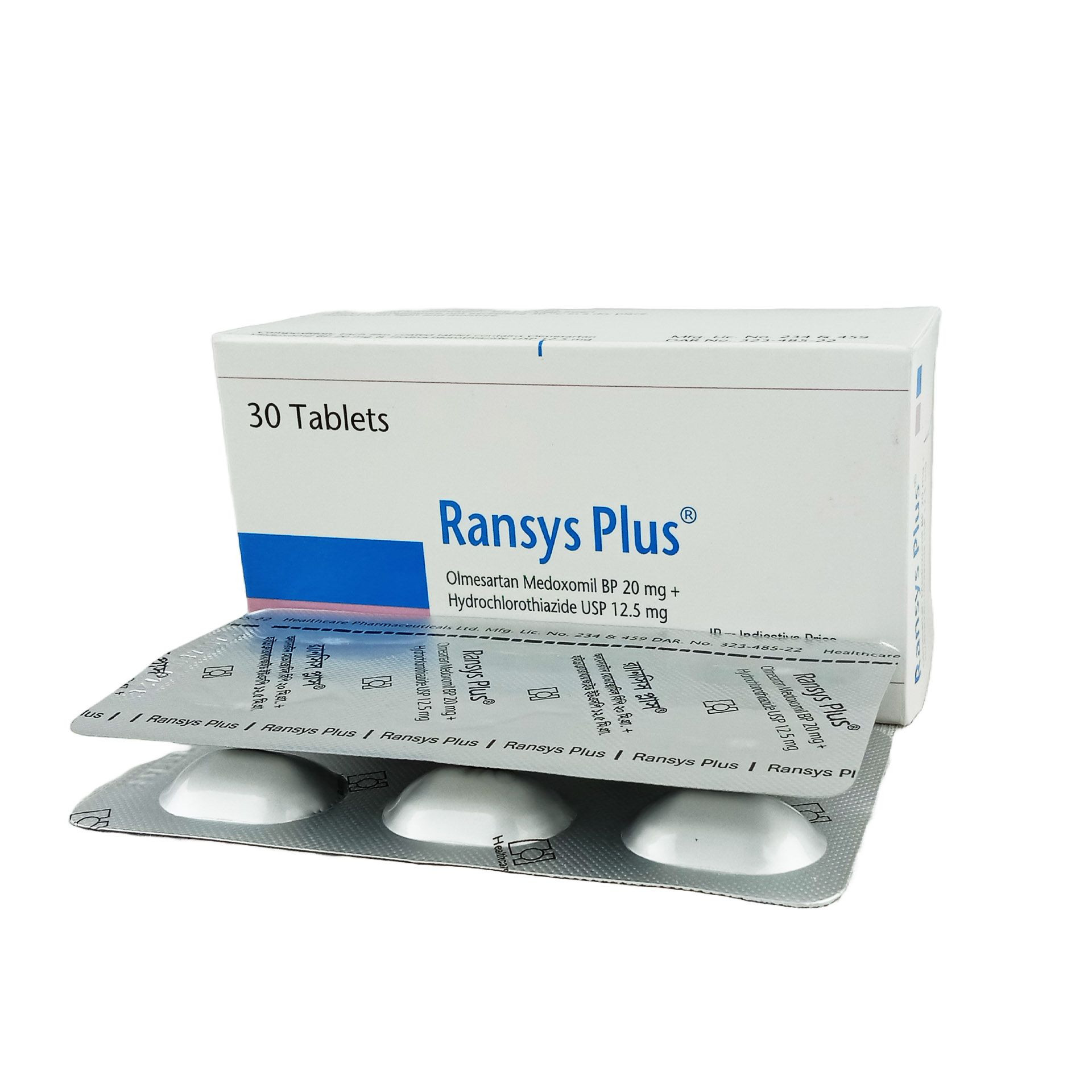 Pack Image: Ransys Plus 20 mg Tablet (5 x 6)