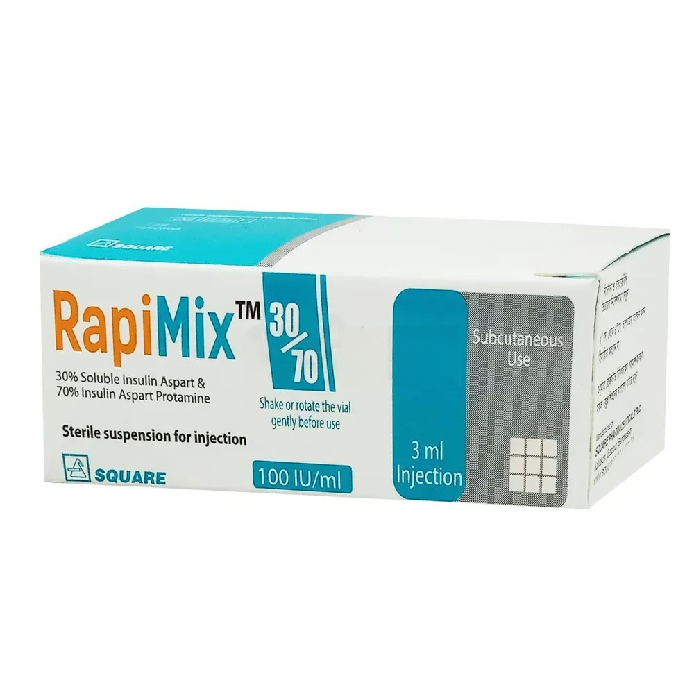 Pack Image: RapiMix 30% 70% Injection (3 ml Pen Cartridge)
