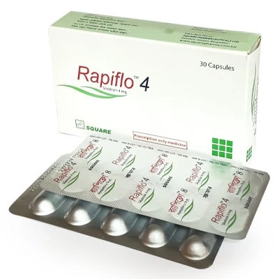 Pack Image: Rapiflo 4 mg Capsule (3 x 10)