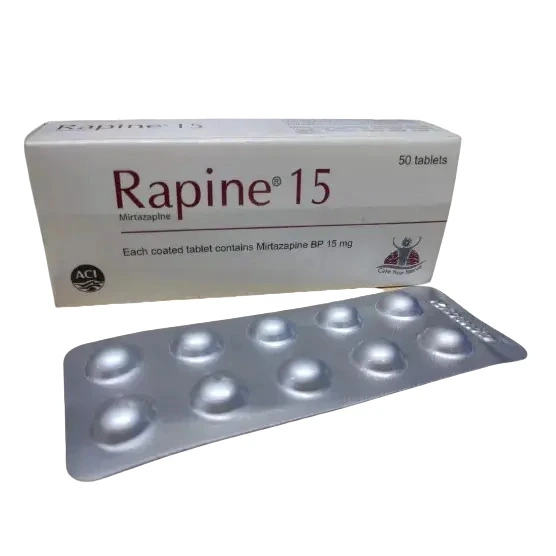 Pack Image: Rapine 15 mg Tablet (5 x 10)