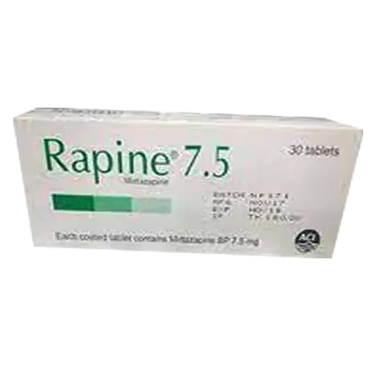 Pack Image: Rapine 7.5 mg Tablet (5 x 10)