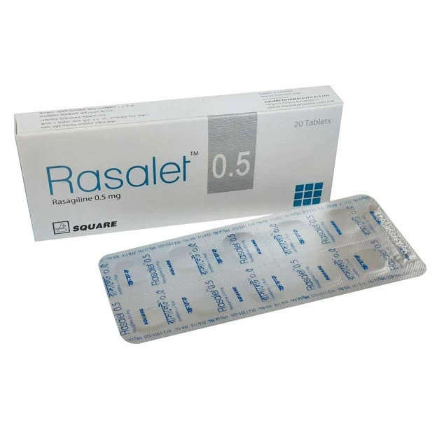 Pack Image: Rasalet 0.5 mg Tablet (2 x 10)