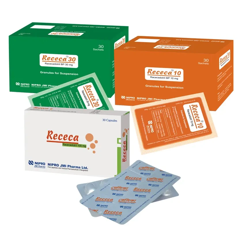 Pack Image: Receca 30 mg Powder (30 mg sachet)