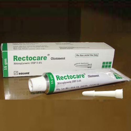 Pack Image: Rectocare 0.4% Ointment (15 gm tube)