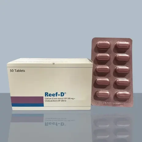 Pack Image: Reef-D 500 mg Tablet (5 x 10)