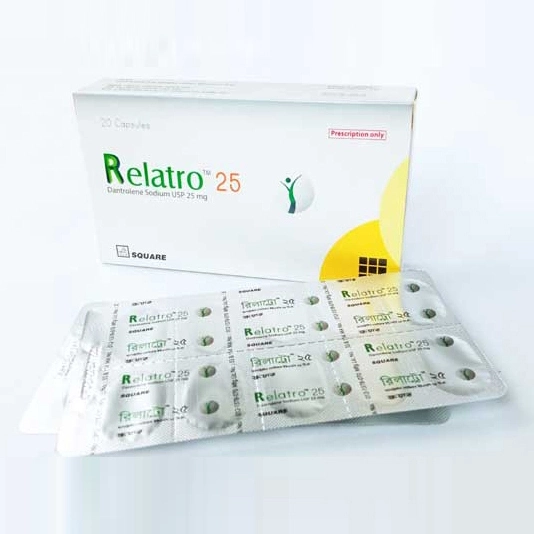 Pack Image: Relatro 25 mg Capsule (2 x 10)