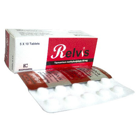 Pack Image: Relvis 50 mg Tablet (5 x 10)