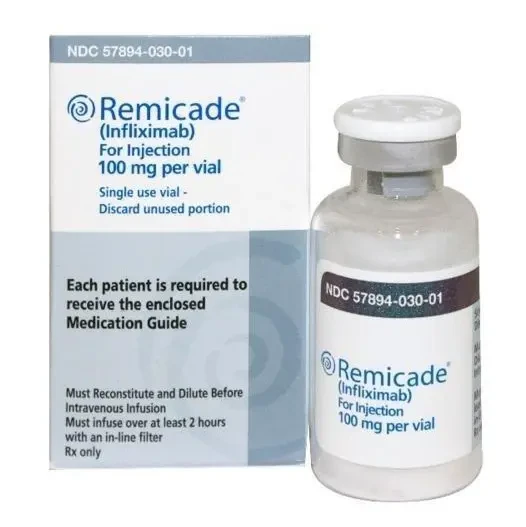 Pack Image: Remicade 100 mg Injection (100 mg vial)