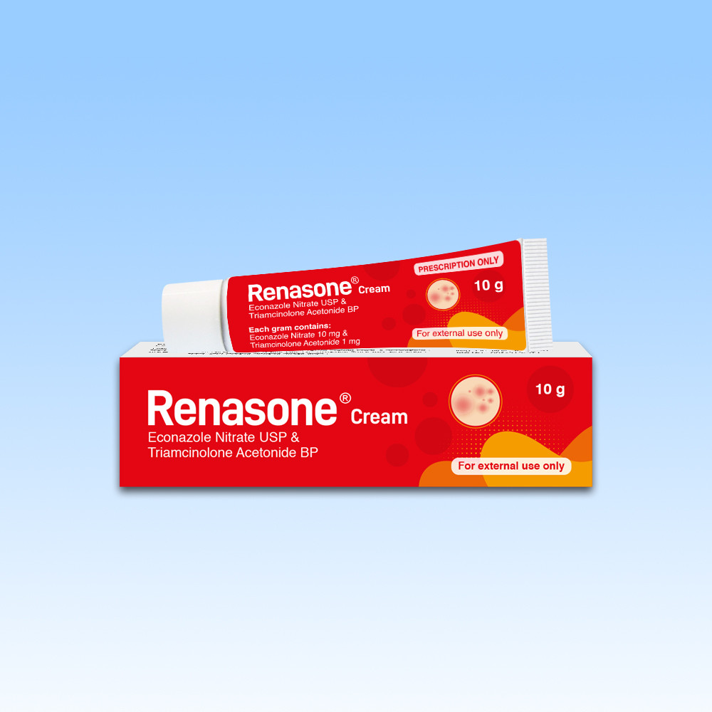 Pack Image: Renasone 1% 0.1% Cream (10 gm tube)