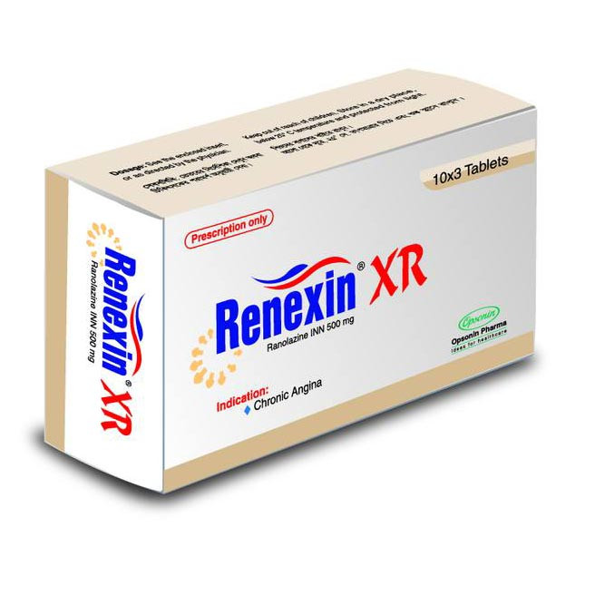 Pack Image: Renexin XR 500 mg Tablet (3 x 10)