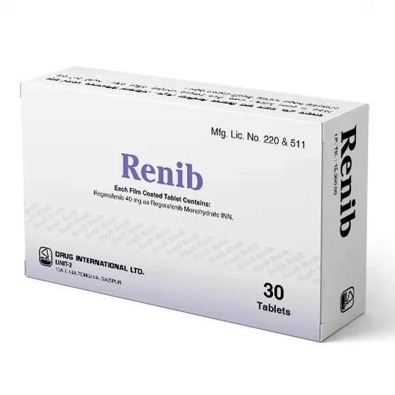 Pack Image: Renib 40 mg Tablet (3 x 10)