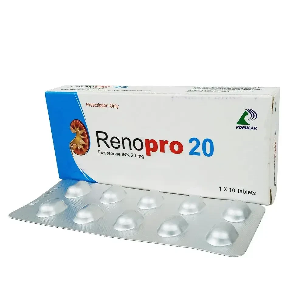 Pack Image: Renopro 20 mg Tablet (1 x 10)