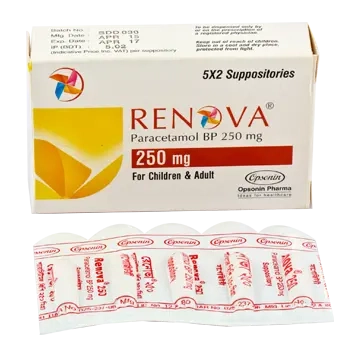 Pack Image: Renova 250 mg Suppository (2 x 5)