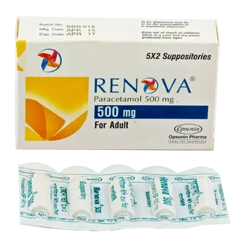 Pack Image: Renova 500 mg Suppository (2 x 5)