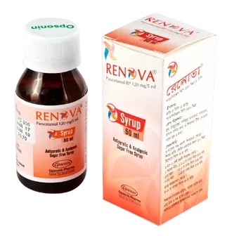Pack Image: Renova 120 mg Syrup (60 ml bottle)