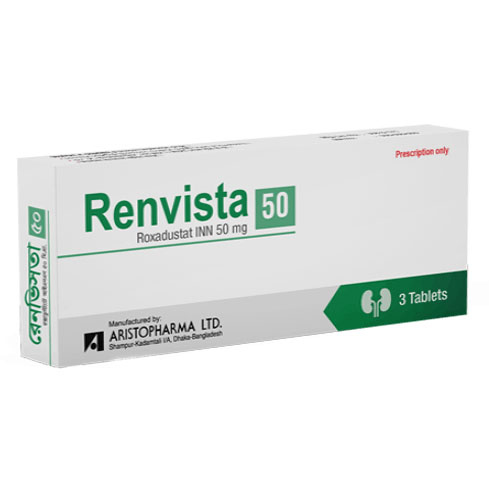 Pack Image: Renvista 50 mg Tablet (1 x 3)