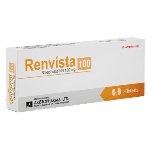 Pack Image: Renvista 100 mg Tablet (1 x 3)