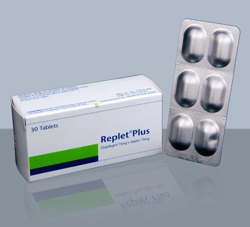 Pack Image: Replet Plus 75 mg Tablet (5 x 6)