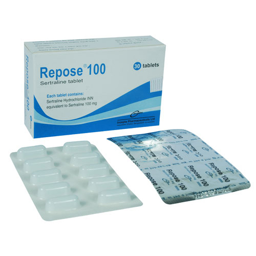 Pack Image: Repose 100 mg Tablet (3 x 10)