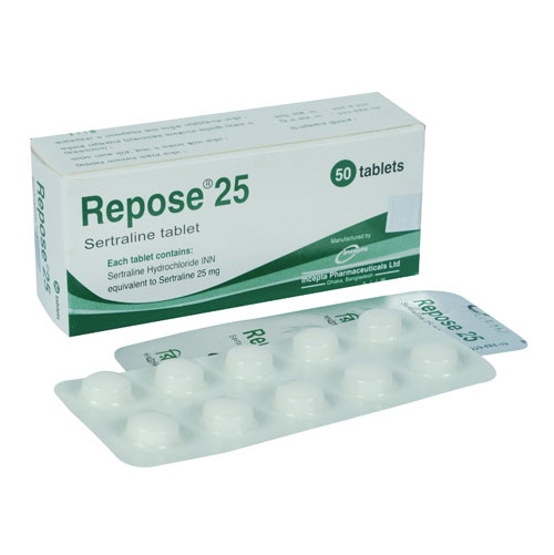 Pack Image: Repose 25 mg Tablet (5 x 10)