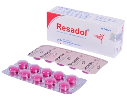 Pack Image: Resadol 325 mg Tablet (3 x 10)