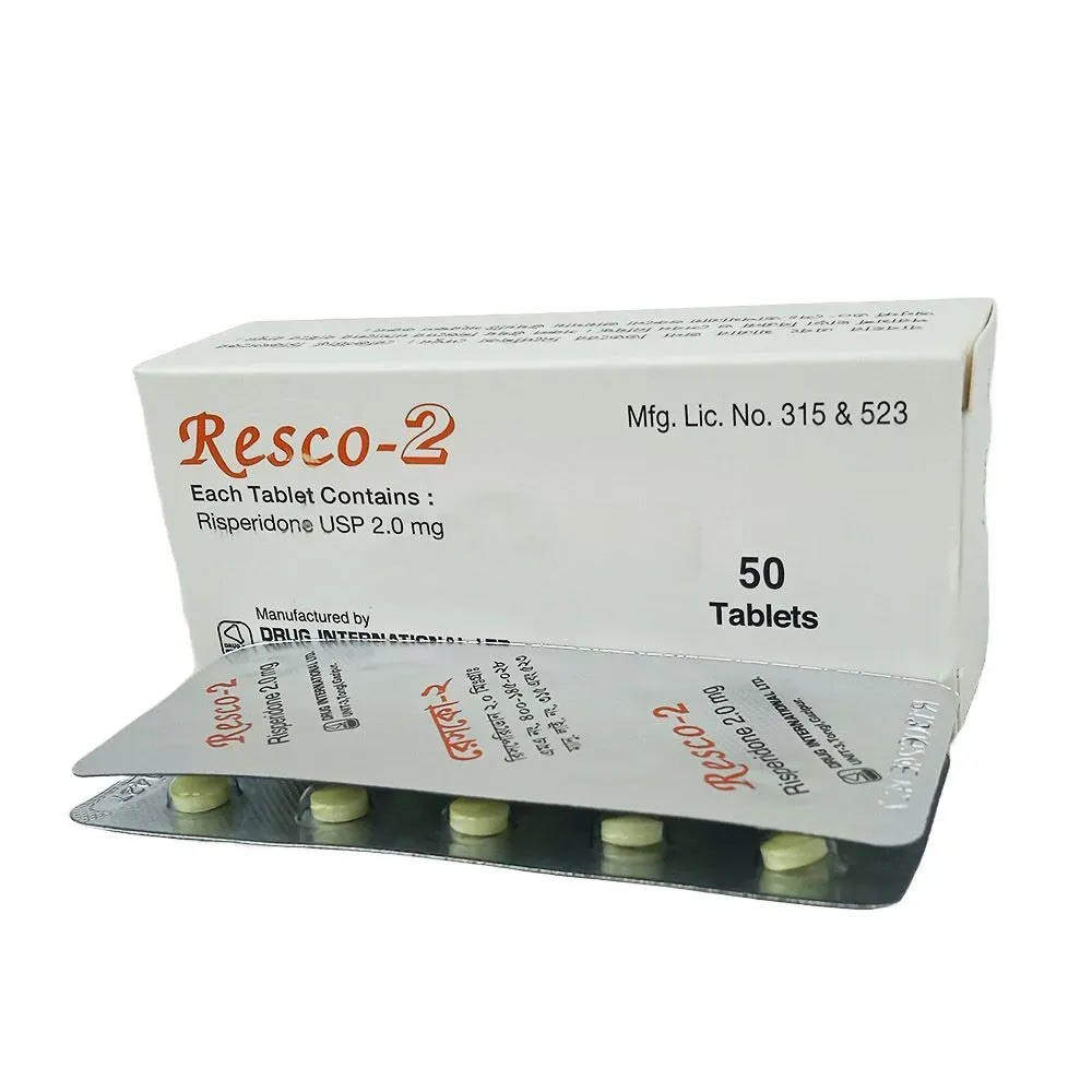 Pack Image: Resco 2 mg Tablet (5 x 10)